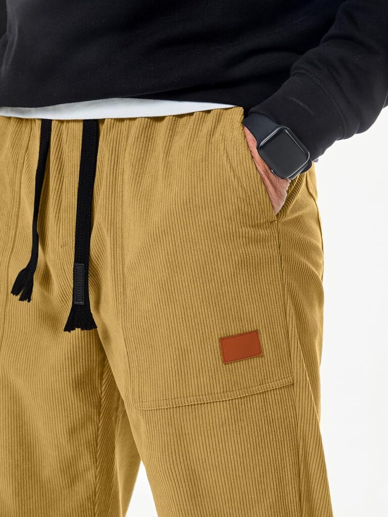 corduroy cargo pants for men