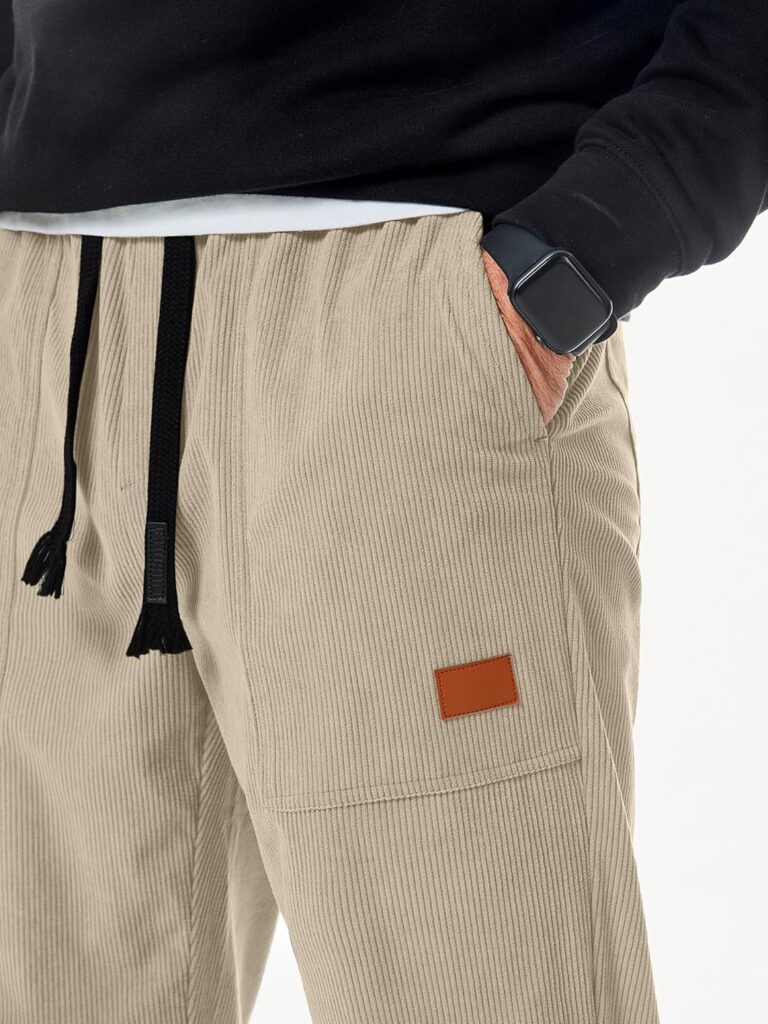 corduroy cargo pants for men