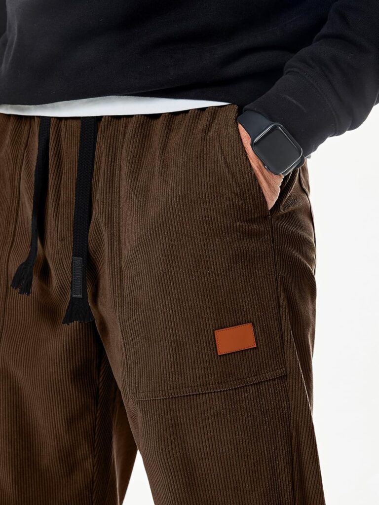 corduroy cargo pants for men